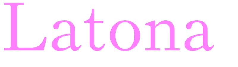 Latona - girls name