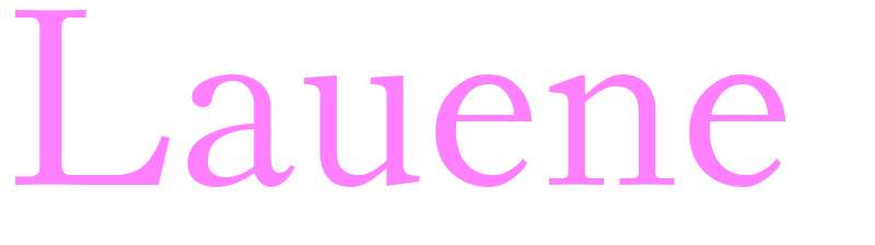 Lauene - girls name