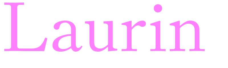 Laurin - girls name