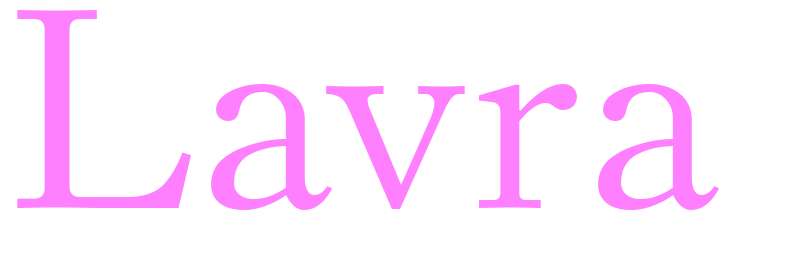 Lavra - girls name