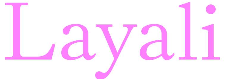 Layali - girls name