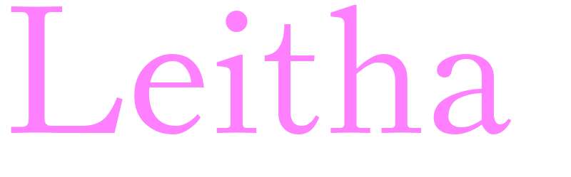 Leitha - girls name