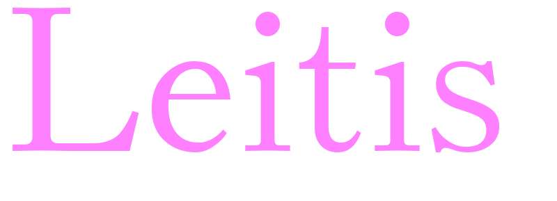 Leitis - girls name