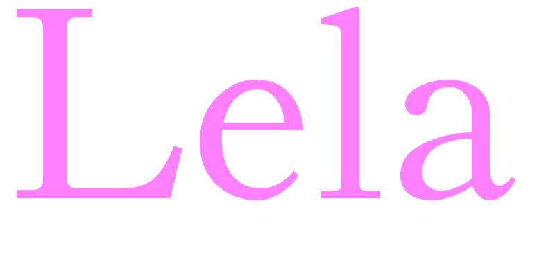 Lela - girls name