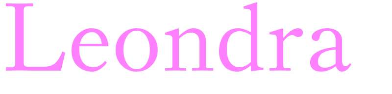 Leondra - girls name