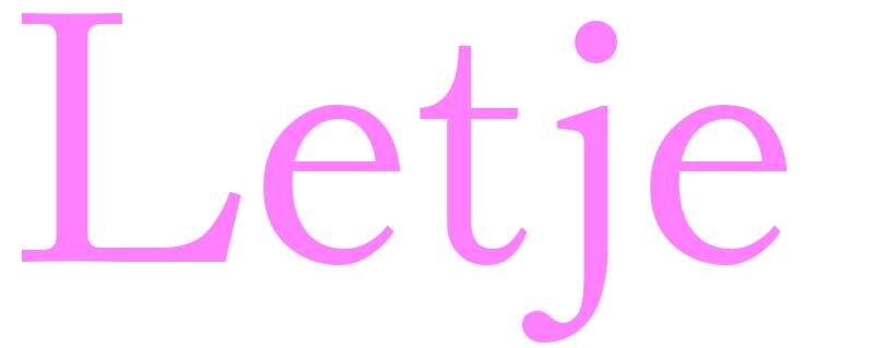 Letje - girls name