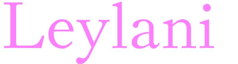 Leylani - girls name