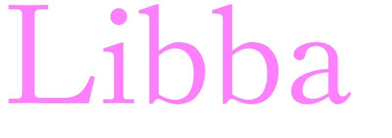 Libba - girls name