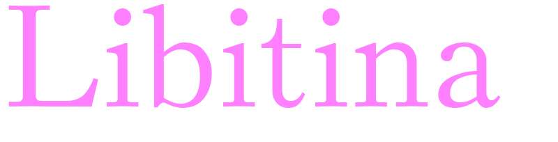 Libitina - girls name