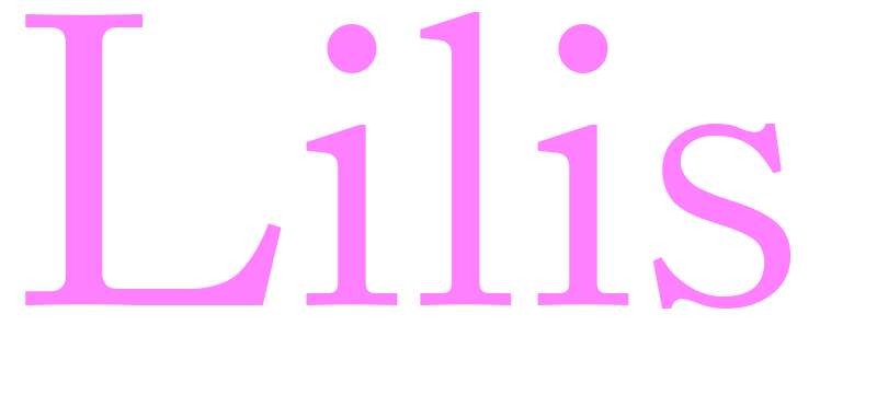 Lilis - girls name