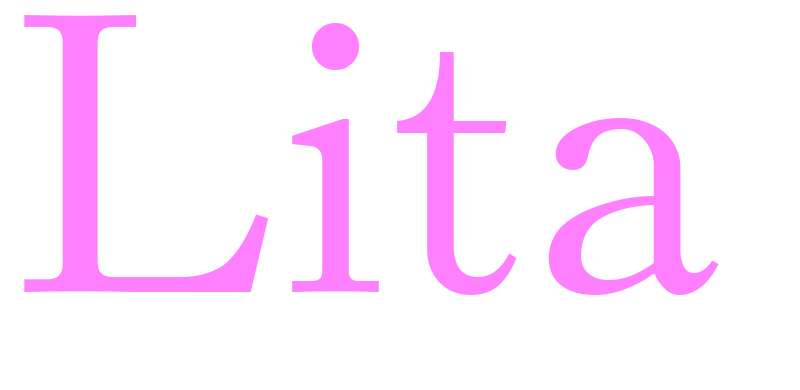 Lita - girls name