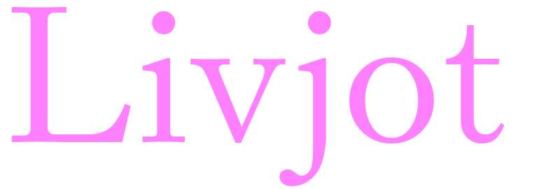 Livjot - girls name