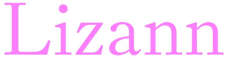 Lizann - girls name