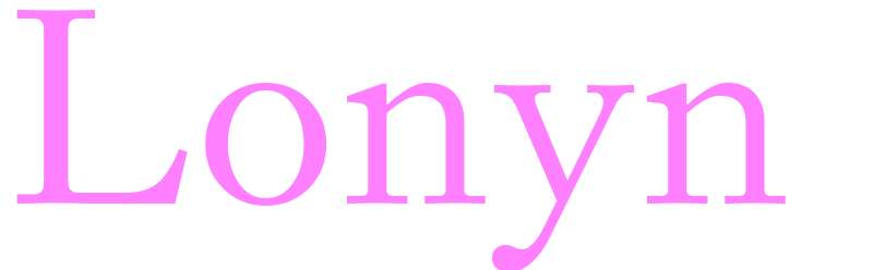 Lonyn - girls name