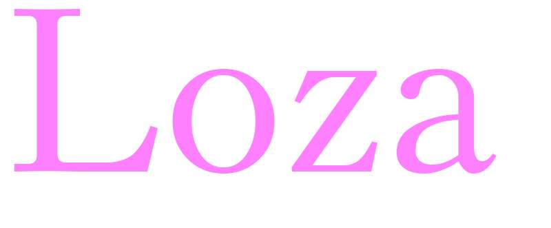 Loza - girls name