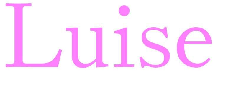 Luise - girls name