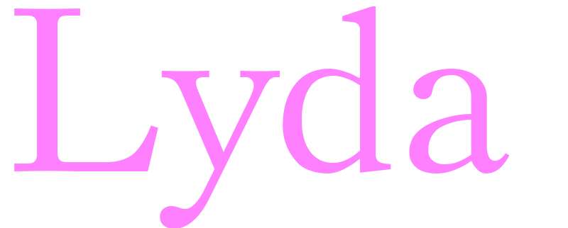 Lyda - girls name