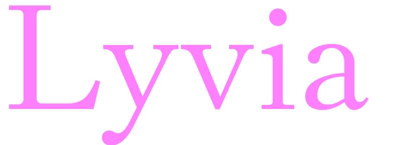 Lyvia - girls name