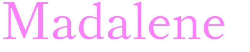 Madalene - girls name