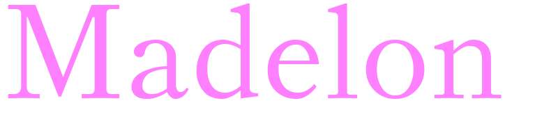 Madelon - girls name