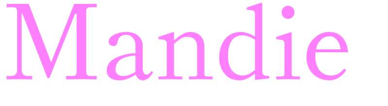 Mandie - girls name