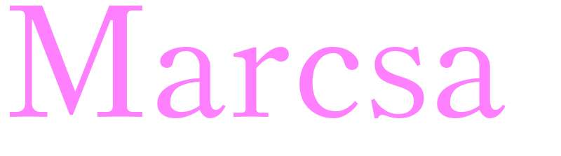 Marcsa - girls name