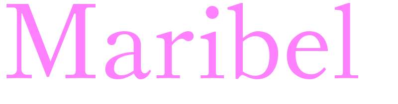 Maribel - girls name