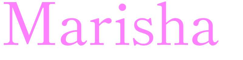 Marisha - girls name