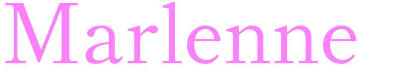 Marlenne - girls name