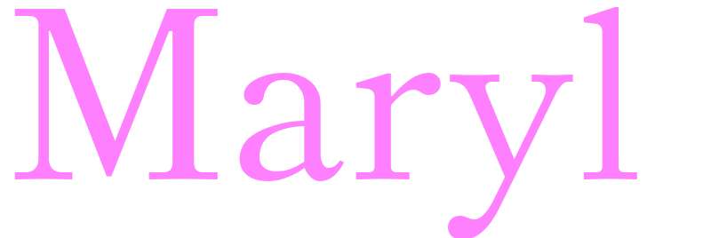 Maryl - girls name