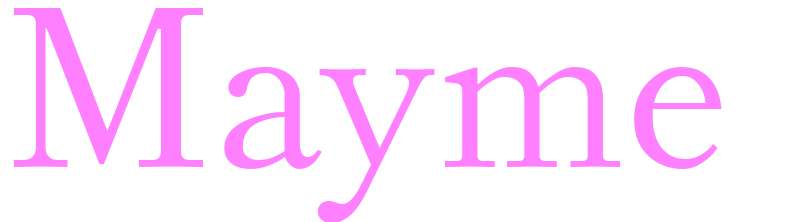 Mayme - girls name