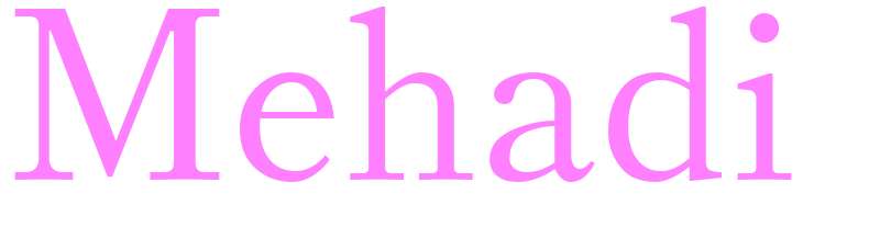 Mehadi - girls name