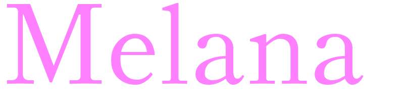 Melana - girls name