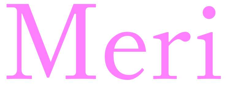 Meri - girls name