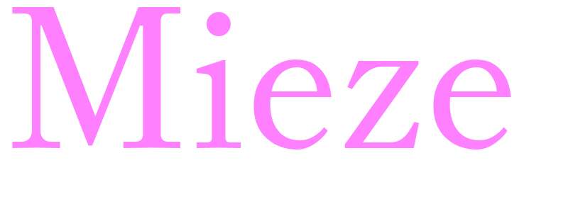 Mieze - girls name