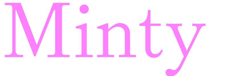 Minty - girls name