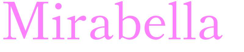 Mirabella | Name for Girls | UK Baby Names