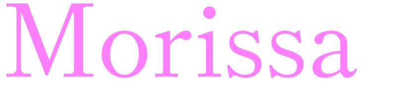 Morissa - girls name