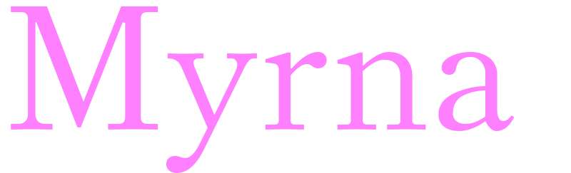 Myrna - girls name