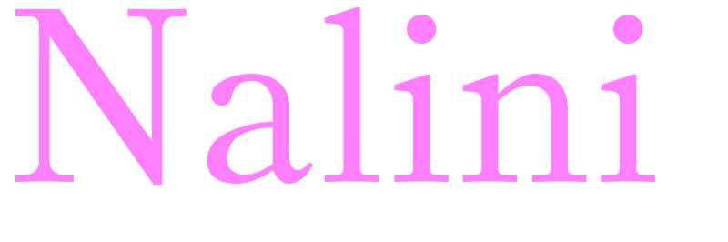 Nalini - girls name