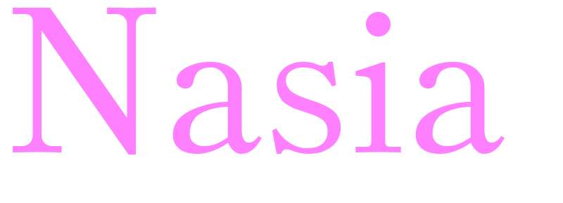 Nasia - girls name