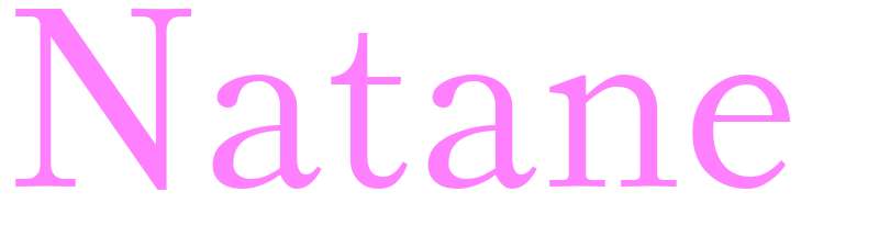 Natane - girls name