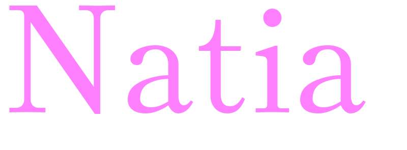 Natia - girls name