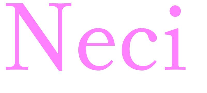 Neci - girls name