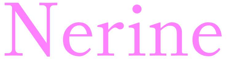 Nerine - girls name