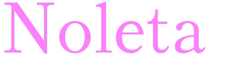 Noleta - girls name