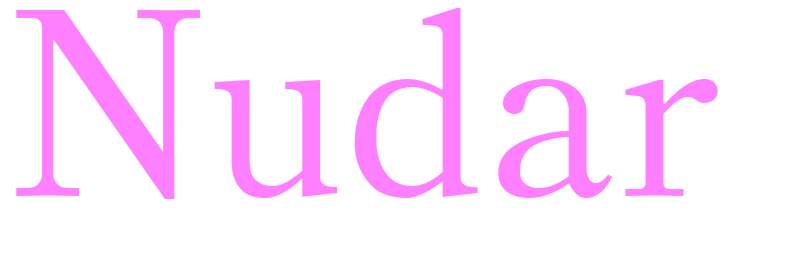 Nudar - girls name