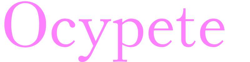 Ocypete - girls name