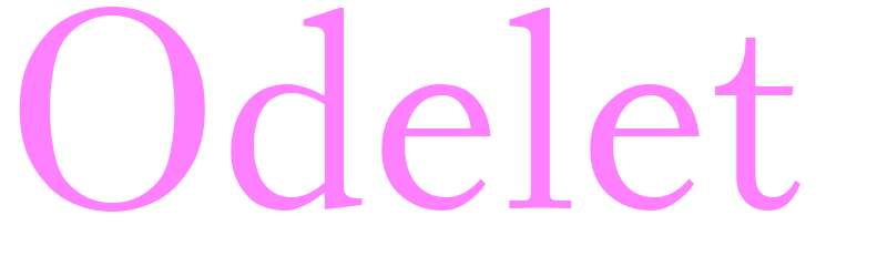 Odelet - girls name