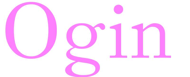 Ogin - girls name